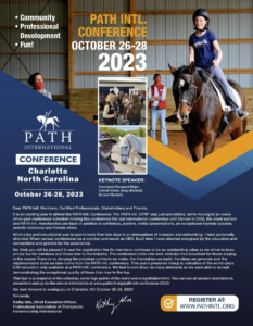 PATH Intl. Conference Registration Cover